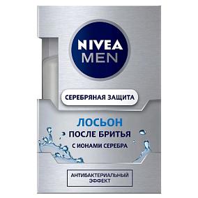  Лосьон после бритья Nivea Men серебряная защита 100 мл в интернет-магазине продуктов с Преображенского рынка Apeti.ru