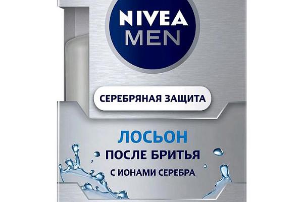  Лосьон после бритья Nivea Men серебряная защита 100 мл в интернет-магазине продуктов с Преображенского рынка Apeti.ru