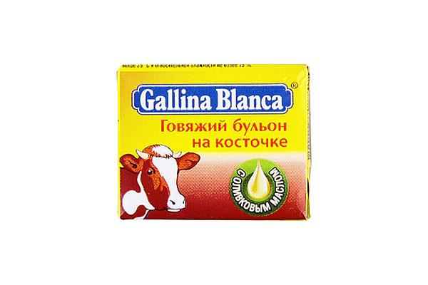  Бульон Gallina Blanca говяжий на косточке 1 шт в интернет-магазине продуктов с Преображенского рынка Apeti.ru