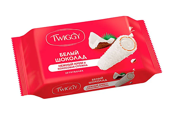  Конфеты Twiggy с кокосом, 185 г в интернет-магазине продуктов с Преображенского рынка Apeti.ru