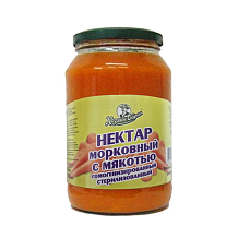 Нектар морковный с мякотью Хозяин барин 0,75 л ст/б