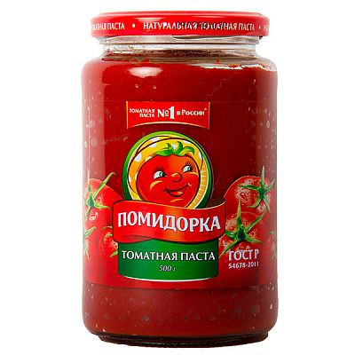 Томатная паста Помидорка 480 г