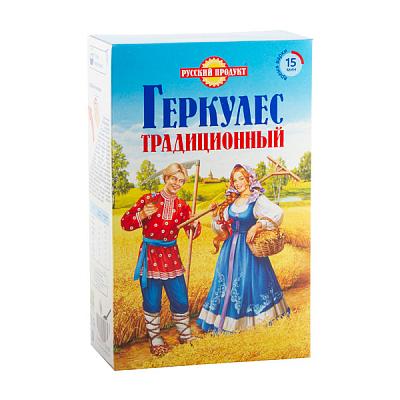  Хлопья овсяные Русский продукт Геркулес Традиционный 500 г в интернет-магазине свежих фермерских продуктов Apeti.ru