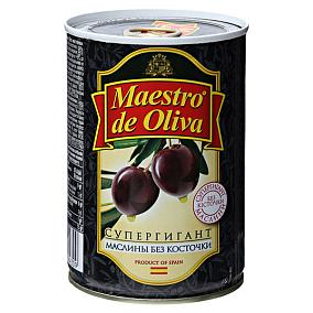  Маслины Maestro de Oliva cупергигант без косточки 425 г в интернет-магазине свежих фермерских продуктов Apeti.ru