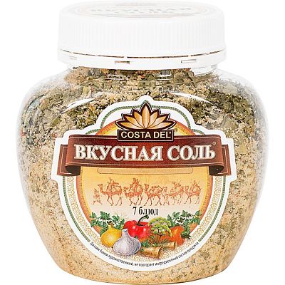 Приправа COSTA DEL 7 блюд Вкусная соль 400 г
