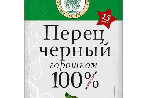  Перец черный Волшебное дерево горошком 15 г в интернет-магазине продуктов с Преображенского рынка Apeti.ru
