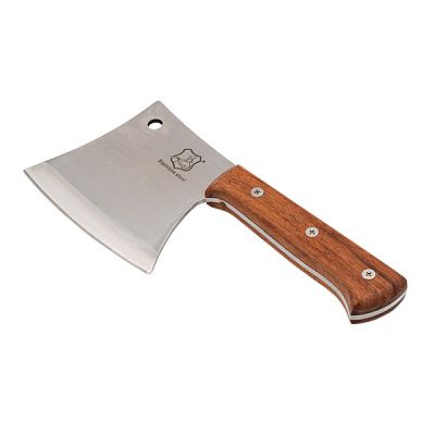 Топор мясной с деревянной ручкой 1 шт