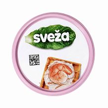 Сыр творожный Савушкин Sveza Воздушный со вкусом креветка 60% 120г