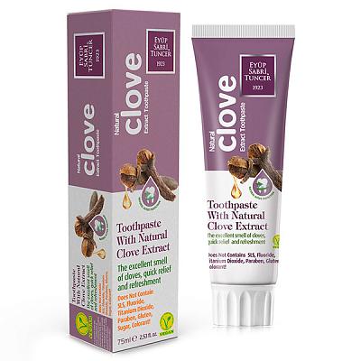  Зубная паста EYUP SABRI TUNCER с экстрактом натуральной гвоздики 75 мл в интернет-магазине свежих фермерских продуктов Apeti.ru