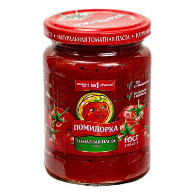 Томатная паста Помидорка ст/б 270 г