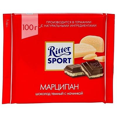  Шоколад Ritter Sport темный с марципаном 51% 100 г в интернет-магазине свежих фермерских продуктов Apeti.ru