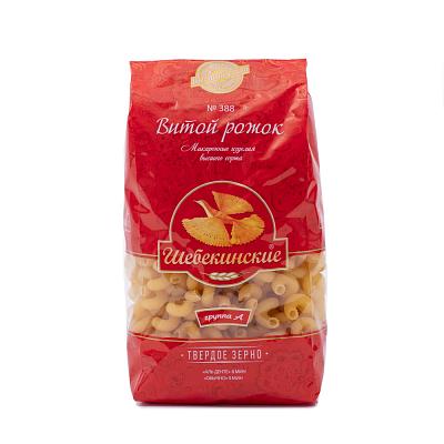  Макаронные изделия Шебекинские витой рожок 450 г в интернет-магазине свежих фермерских продуктов Apeti.ru