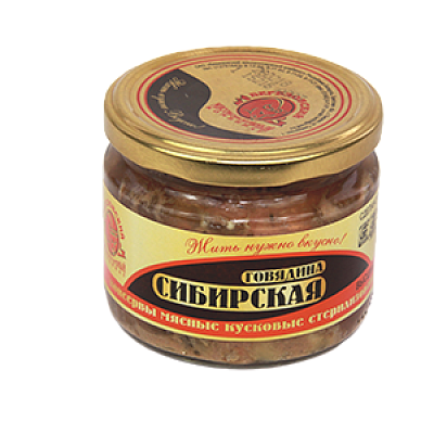  Говядина сибирская "Березовский" кусковая высший сорт 300 г в интернет-магазине свежих фермерских продуктов Apeti.ru