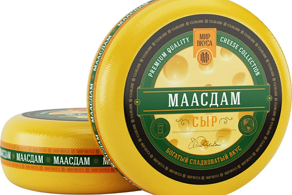  Сыр Маасдам 45% 200г  в интернет-магазине продуктов с Преображенского рынка Apeti.ru