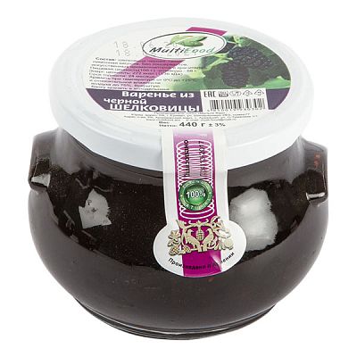 Варенье MultiFood из черной шелковицы 440 г