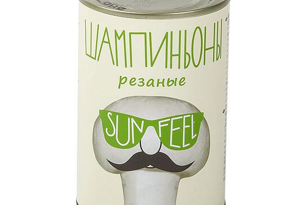 Шампиньоны Sunfeel резаные 425 мл в интернет-магазине продуктов с Преображенского рынка Apeti.ru