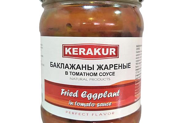  Баклажаны жареные Kerakur в томатном соусе 480 г в интернет-магазине продуктов с Преображенского рынка Apeti.ru