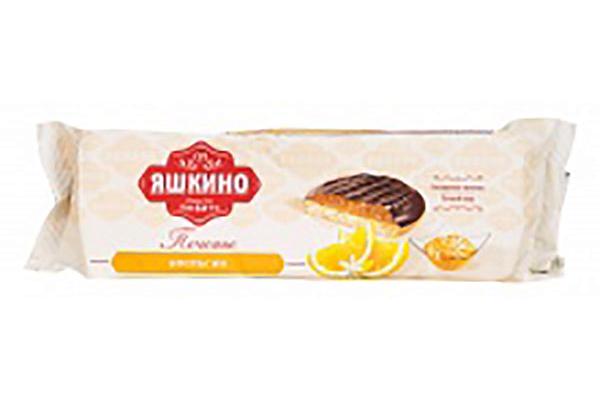  Печенье Яшкино сдобное апельсин 137 г в интернет-магазине продуктов с Преображенского рынка Apeti.ru