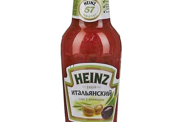 Соус Heinz итальянский с оливками 265 г в интернет-магазине продуктов с Преображенского рынка Apeti.ru