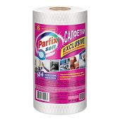 Тряпка для уборки Parfix Exclusive, 25*25см, 60+6 шт в руллоне