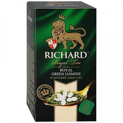Чай зеленый Richard royal green jasmine 25 пак в Apeti.ru Чай зеленый Richard royal green jasmine 25 пак в интернет-магазине свежих фермерских продуктов Apeti.ru
