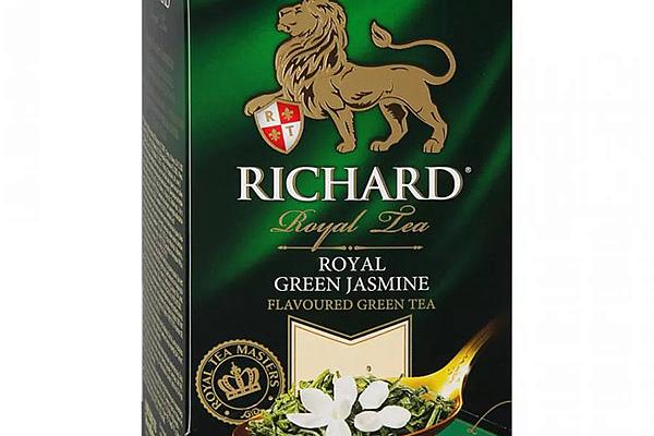  Чай зеленый Richard royal green jasmine 25 пак в интернет-магазине продуктов с Преображенского рынка Apeti.ru