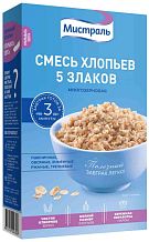 Хлопья Мистраль 5 злаков 400 гр