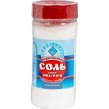 Соль Экстра пищевая йодированная солонка 500 г