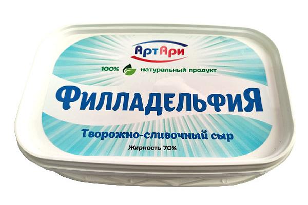  Сыр творожный АртАри Филадельфия сливочный 23,8% на развес в интернет-магазине продуктов с Преображенского рынка Apeti.ru