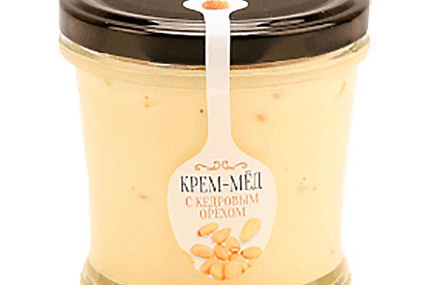  Крем-мед Medolubov с кедровым орехом стакан 250 мл в интернет-магазине продуктов с Преображенского рынка Apeti.ru