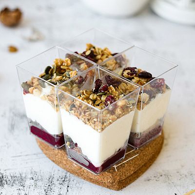 Десерт йогуртовый с брусникой 90 г