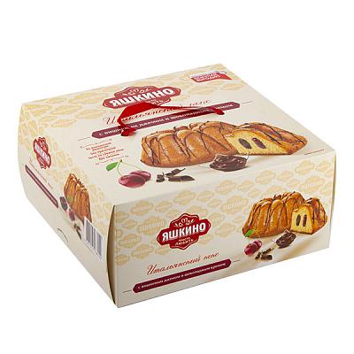  Кекс Яшкино вишневый джем и шоколадный крем 500 г в интернет-магазине свежих фермерских продуктов Apeti.ru