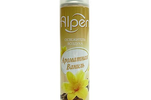  Освежитель воздуха Alpen ароматная ваниль 300 мл в интернет-магазине продуктов с Преображенского рынка Apeti.ru