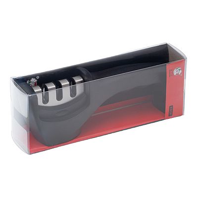 Точилка для ножей ручная тройная на блистере 1 шт