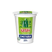 Сметана Чабан 25% 300 г БЗМЖ
