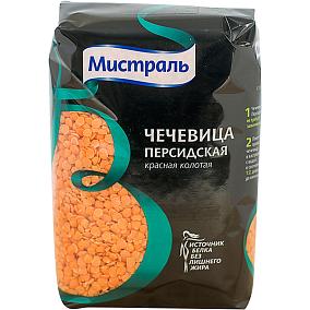  Чечевица Мистраль персидская красная колотая 450 г в интернет-магазине продуктов с Преображенского рынка Apeti.ru