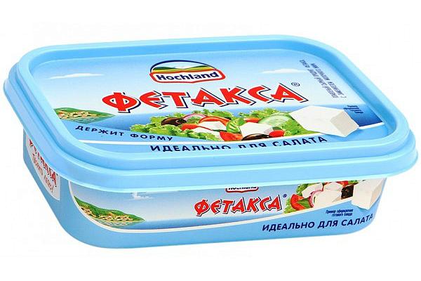  Сыр Hochland фетакса 45% 200 г в интернет-магазине продуктов с Преображенского рынка Apeti.ru