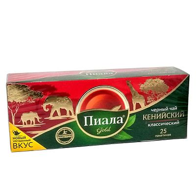 Чай черный Пиала кенийский классический в пакетиках 25 шт*1,8 г