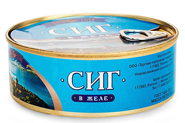 Сиг в желе SK FISH 240 г в интернет-магазине продуктов с Преображенского рынка Apeti.ru