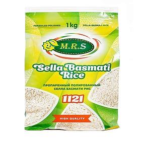 Рис M.R.S Басмати селла пропаренный полированный 1 кг в интернет-магазине продуктов с Преображенского рынка Apeti.ru