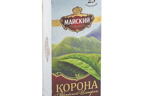  Чай черный Майский Корона Российской Империи 25 пак в интернет-магазине продуктов с Преображенского рынка Apeti.ru