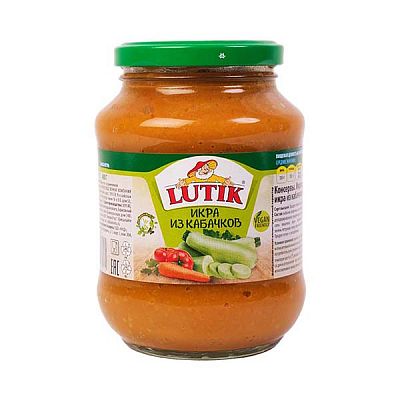 Икра LUTIK из кабачков ст/б 480 мл