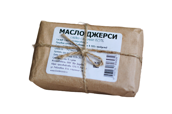  Масло сливочное Джерси  82,5% 180г в интернет-магазине продуктов с Преображенского рынка Apeti.ru