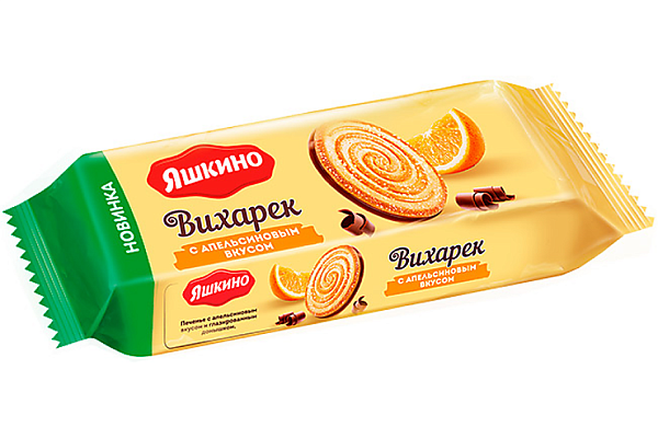  Печенье Яшкино сахарное Вихарек 155 г в интернет-магазине продуктов с Преображенского рынка Apeti.ru