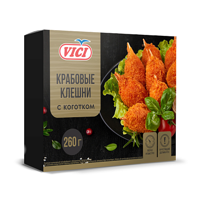  Клешни краба Vici в панировке с коготком имитация 260 г в интернет-магазине свежих фермерских продуктов Apeti.ru