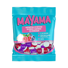 Мармелад Mayama черника/малина/сливки 70 г