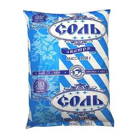  Соль Экстра Полесье 1 кг в интернет-магазине продуктов с Преображенского рынка Apeti.ru