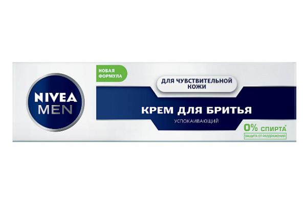  Крем для бритья Nivea Men для чувствительной кожи 100 мл в интернет-магазине продуктов с Преображенского рынка Apeti.ru