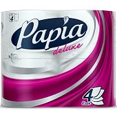 Туалетная бумага Papia четырехслойная Deluxe 4 шт