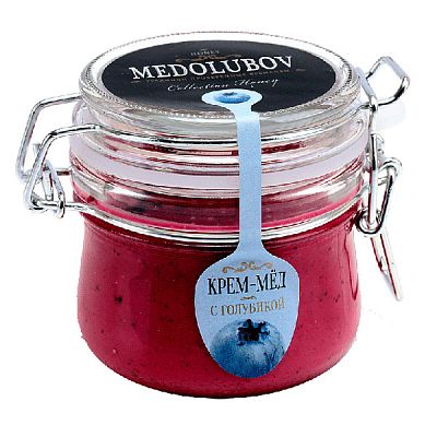 Крем-мед Medolubov с голубикой бугель 250 мл